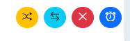 The four file options in the Active Media list