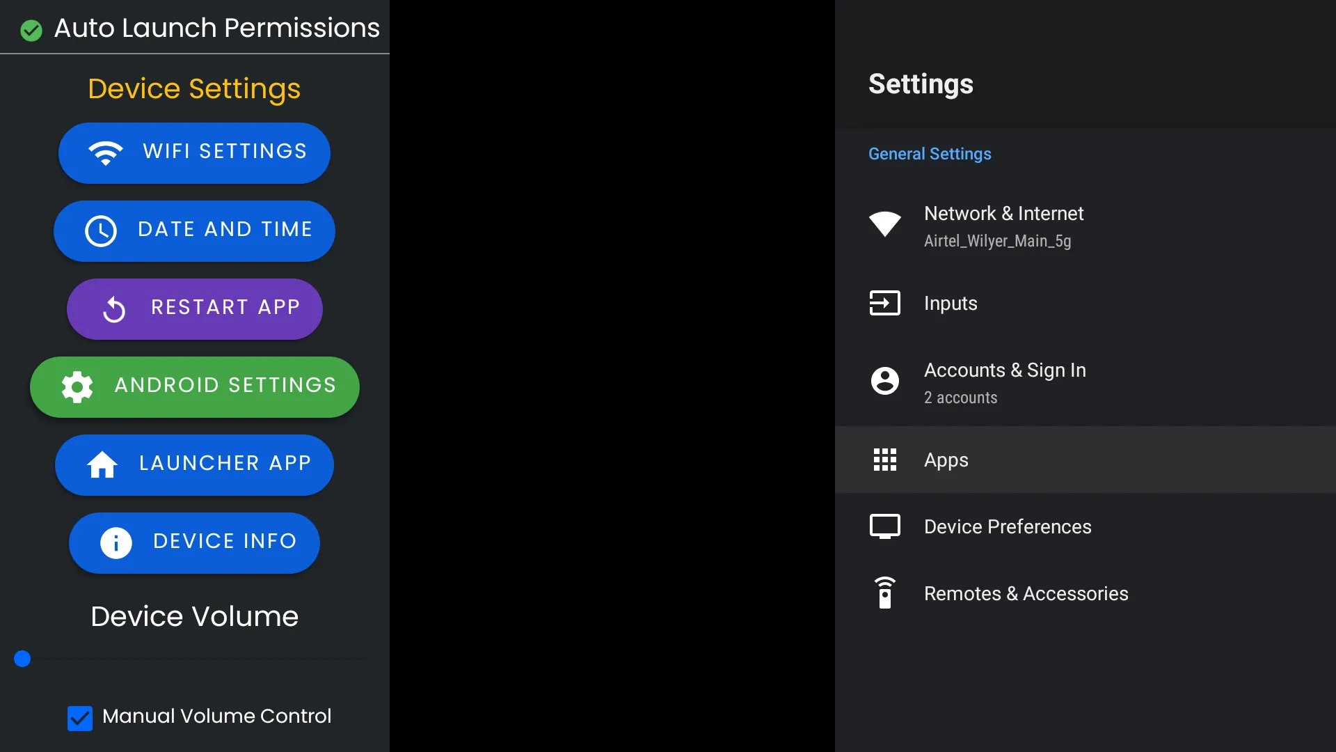 Sidebar Options