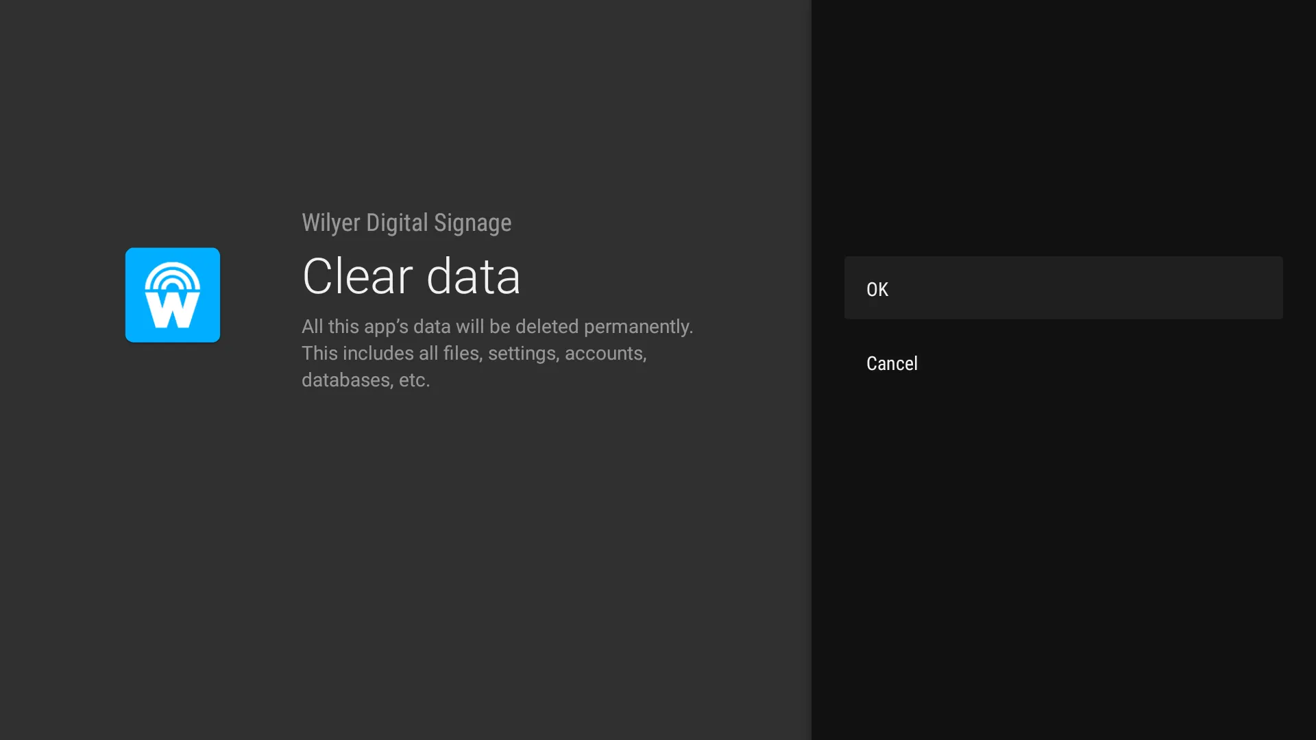 Clear Data