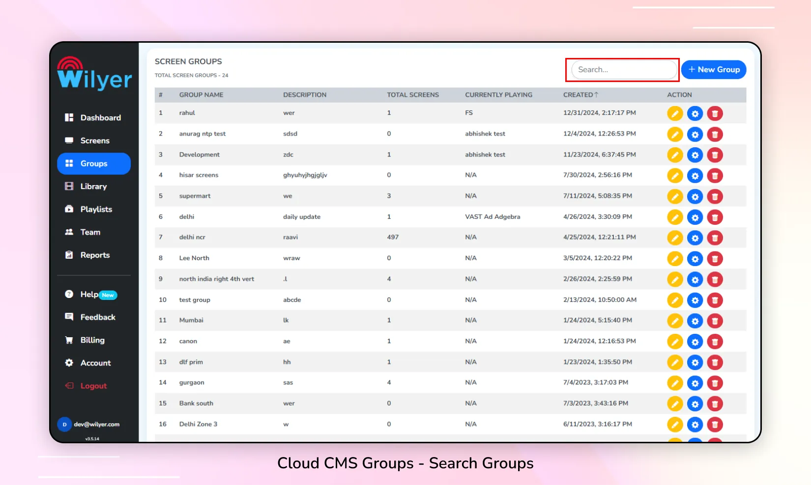 Groups