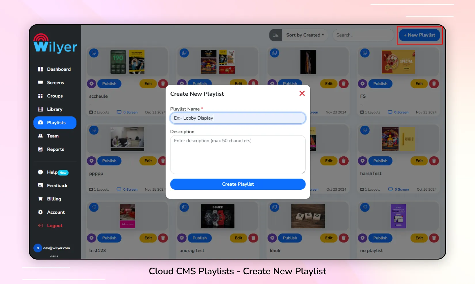 Playlists