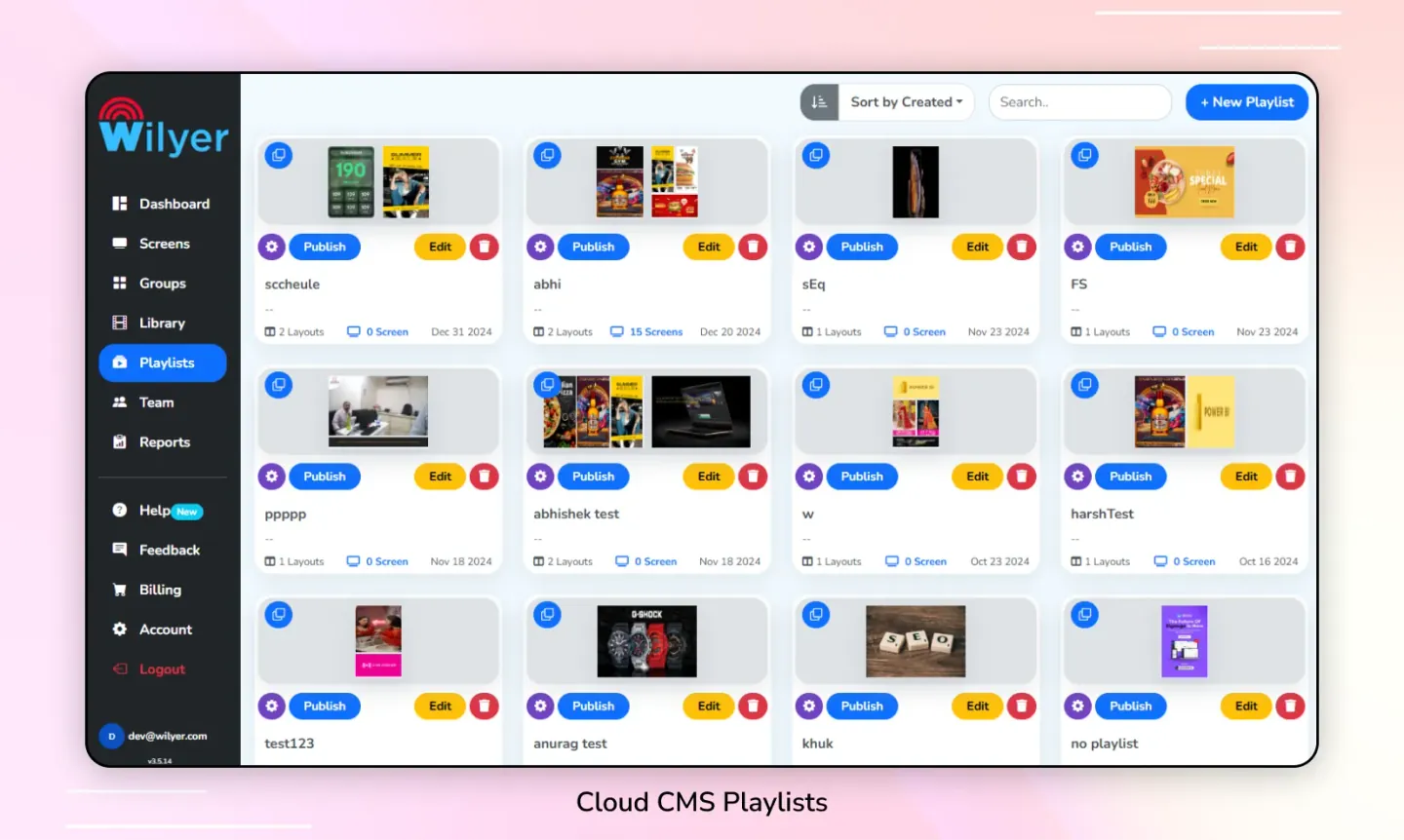 Playlists