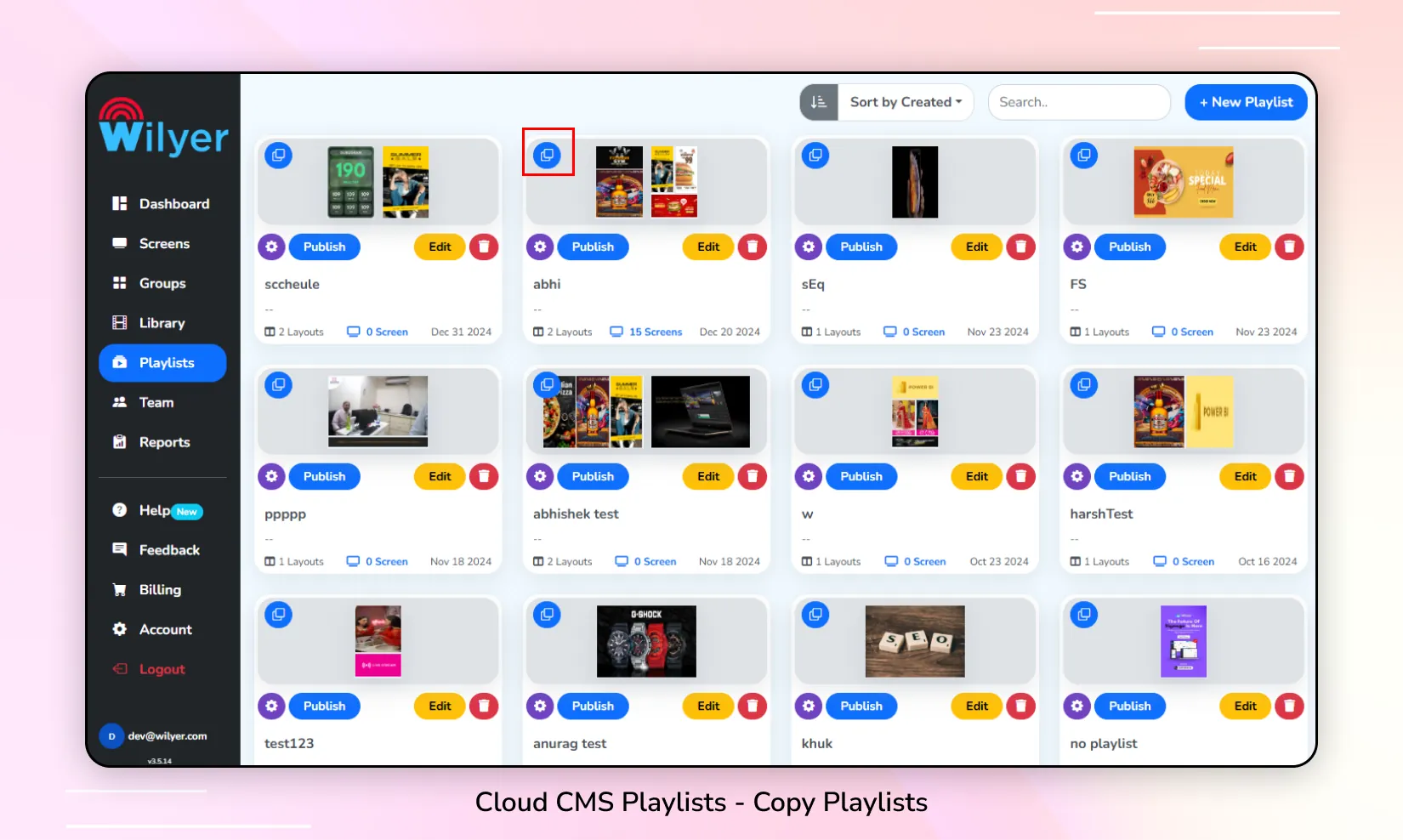 Playlists