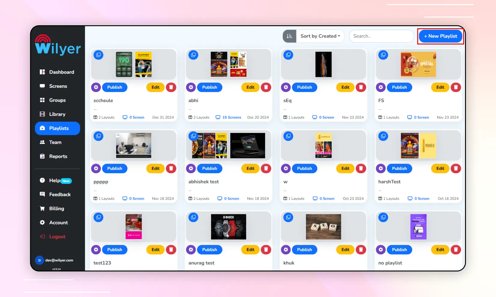 Playlists