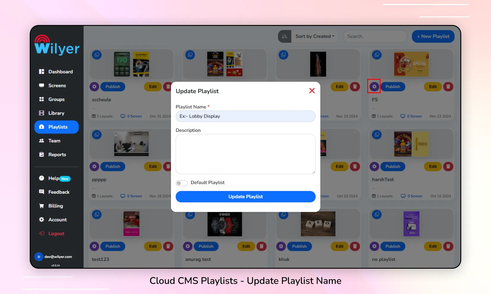 Playlists