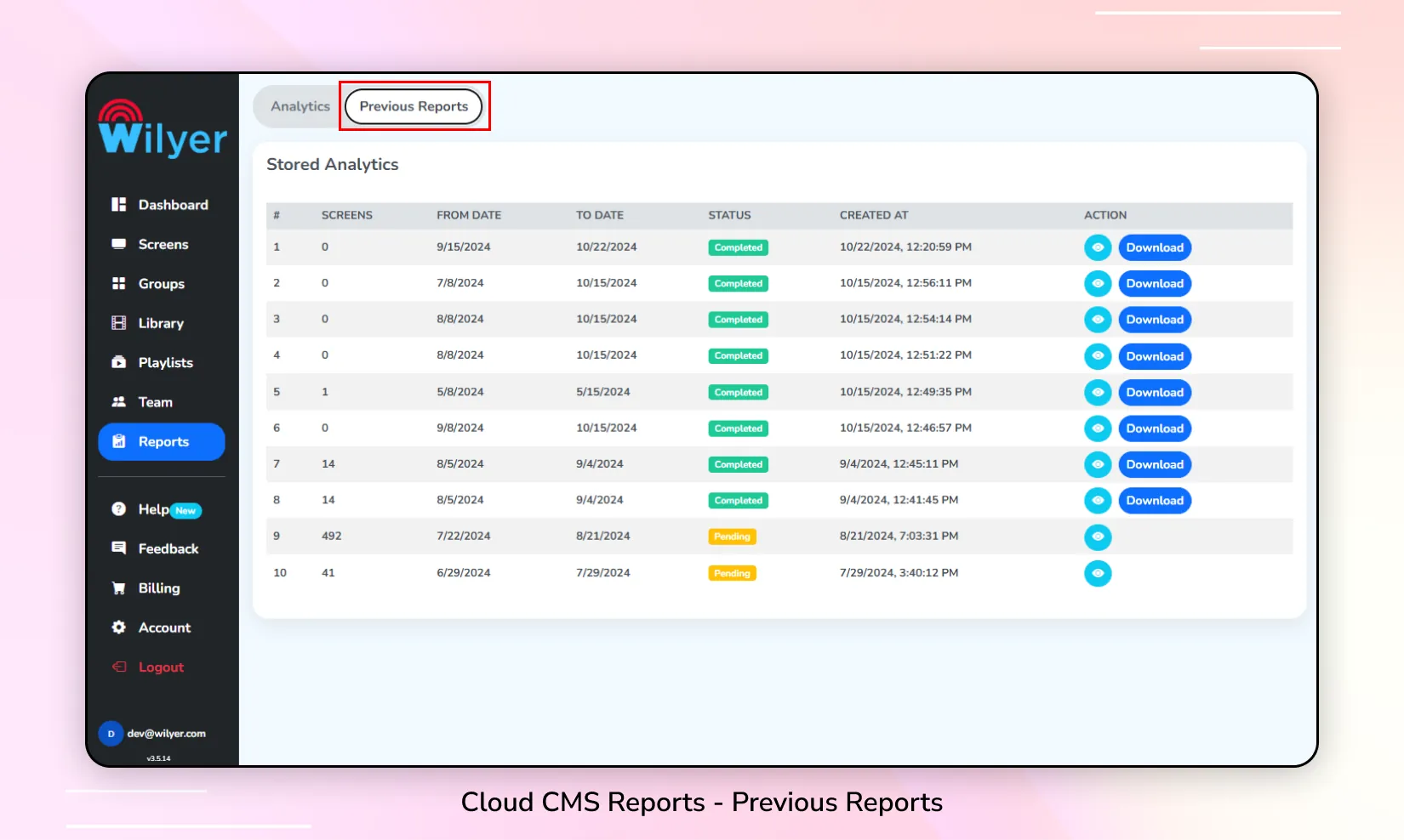 Reports
